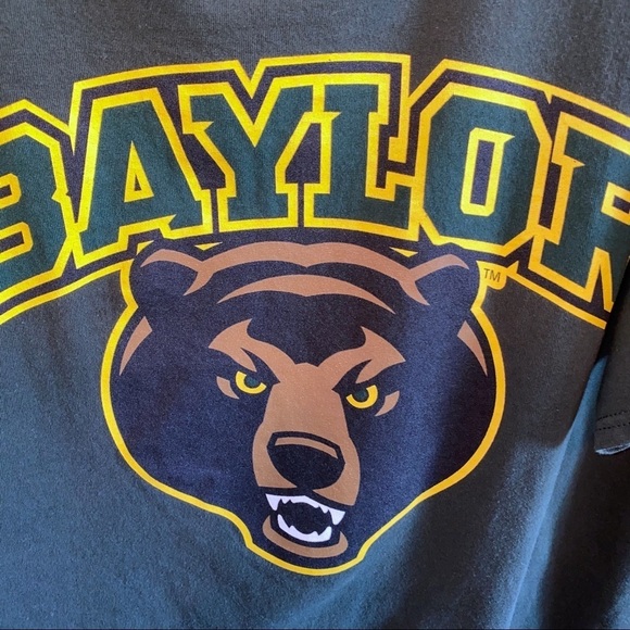 Baylor | Short Sleeve Green Bear Tee Large - Picture 5 of 7